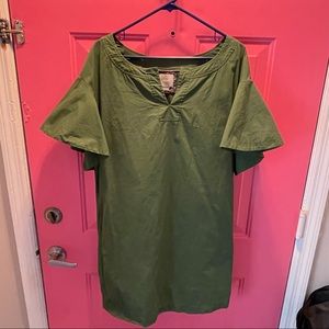 Maeve Olive Green Mini Dress